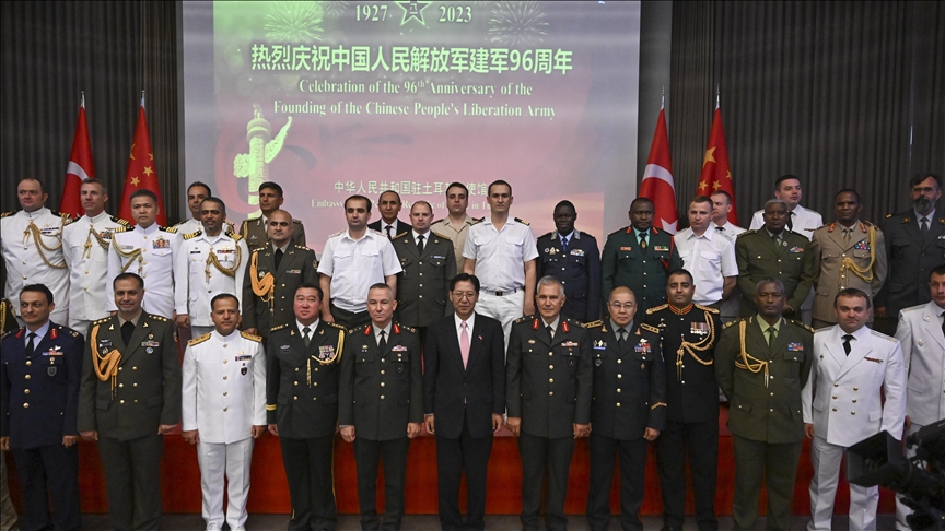 Chinas Embassy In Türkiye Commemorates 96th Army Day 0030