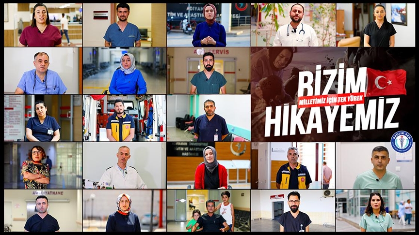 Sağlık-Sen'den sağlık çalışanlarının depremdeki fedakarlıklarını anlatan "Bizim Hikayemiz" belgeseli