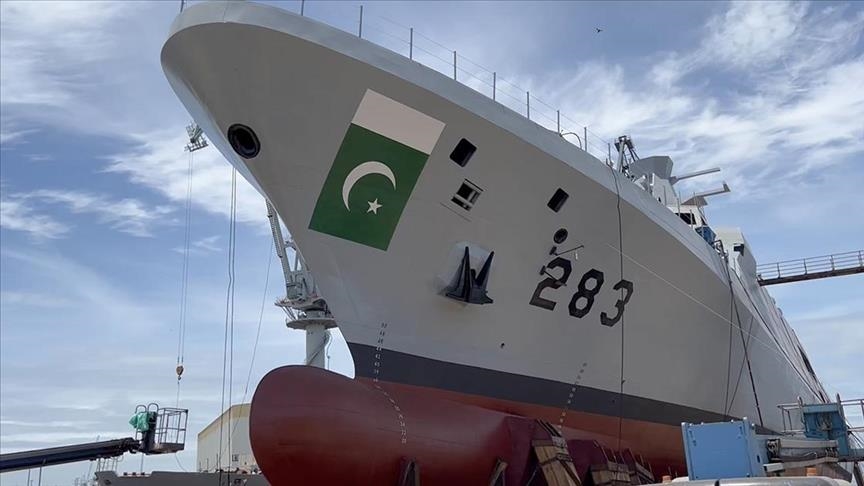 Pakistan's 4th MILGEM ship launched in Karachi