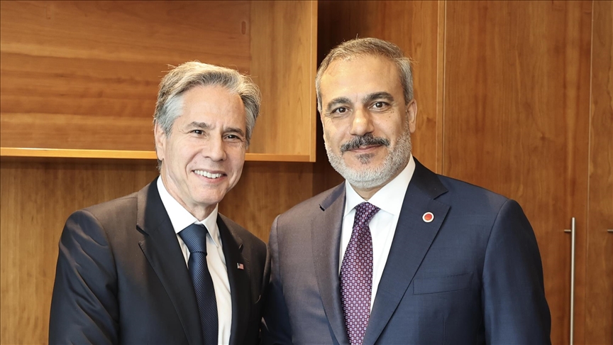 Turkish foreign minister, US secretary of state discuss Black Sea grain deal, NATO enlargement