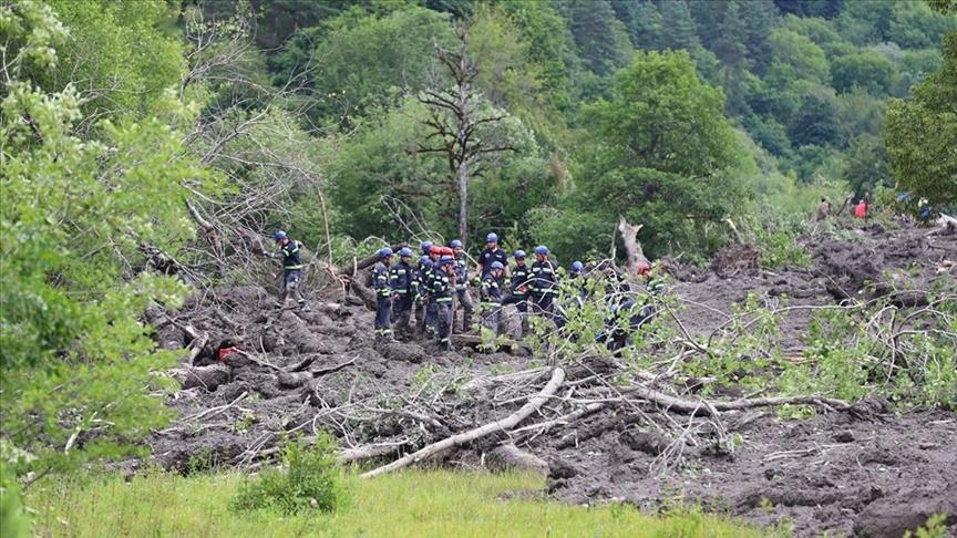 На месте оползня в Грузии обнаружена тринадцатая жертва