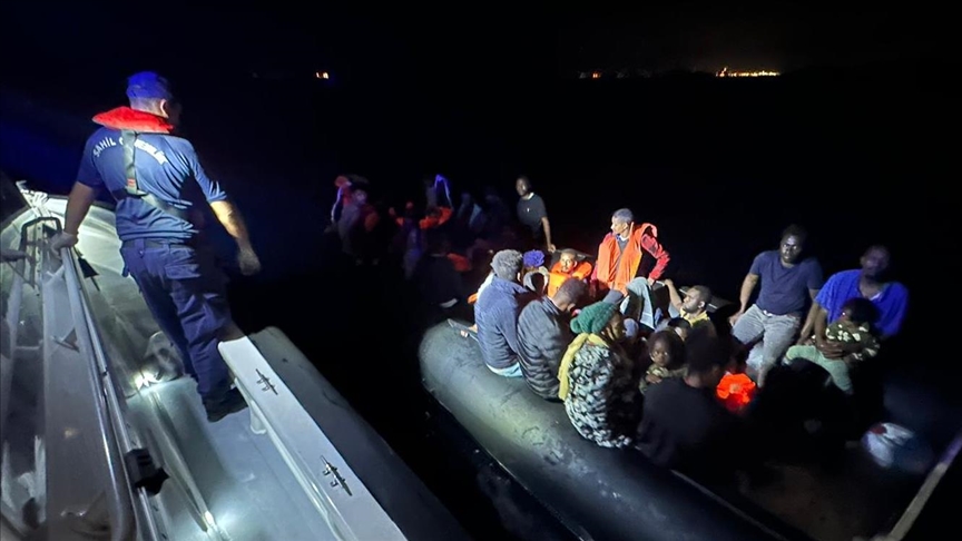 Turkish Coast Guard saves 130 migrants pushed back by Greece