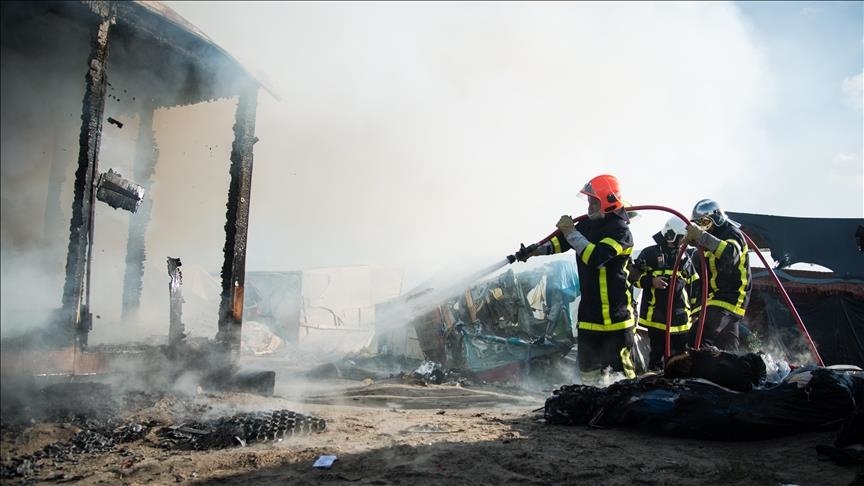 Požar u silosima žita na zapadu Francuske