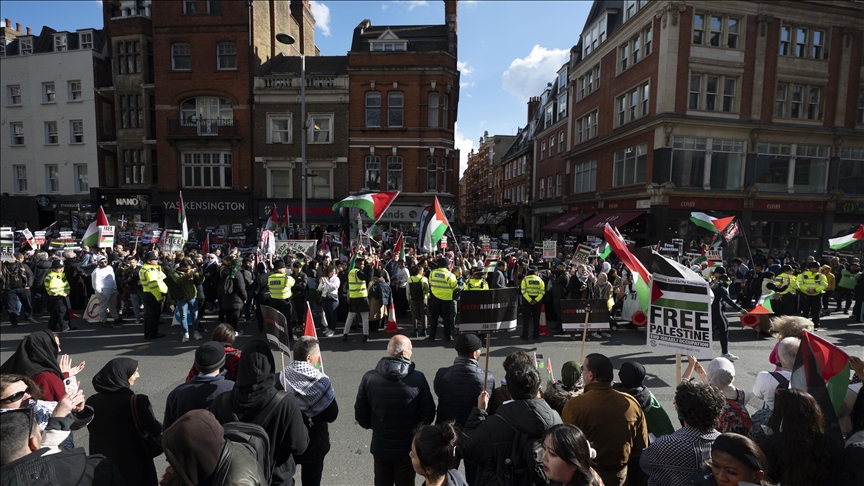 Protest in UK against ‘Israeli arms manufacturer’ enters 100th day