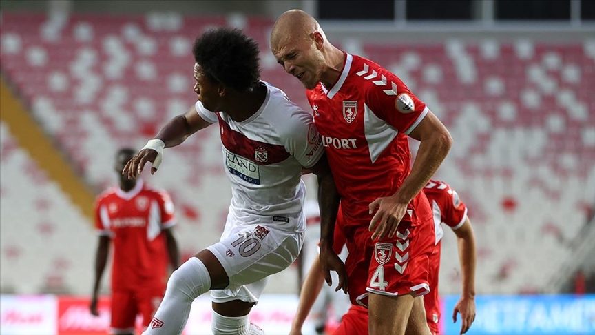 EMS Yapı Sivasspor-Yılport Samsunspor karşılaşması 1-1 sona erdi
