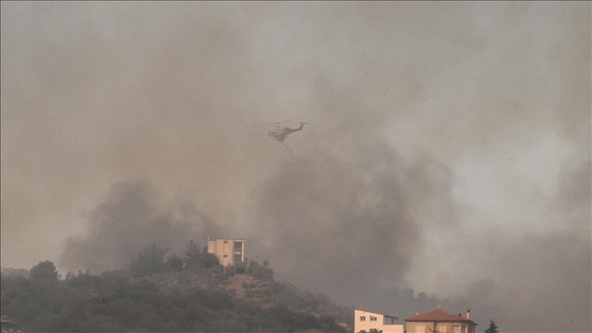 Veliki požar izbio na sjeveroistoku Grčke