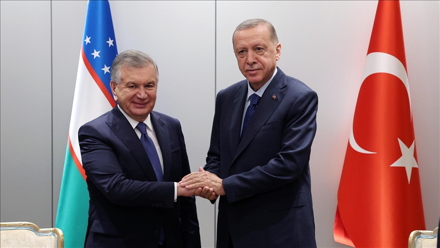 Turkish, Uzbek presidents meet in Hungary for talks
