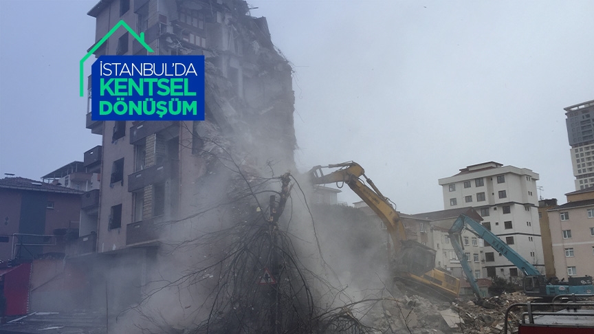 Kadıköy ve Kartal'da 9 bin 500'e yakın riskli yapı yıkıldı