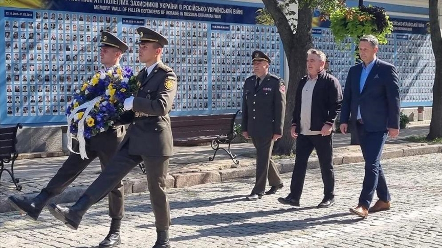 Komšić i Bećirović u službenoj posjeti Kijevu