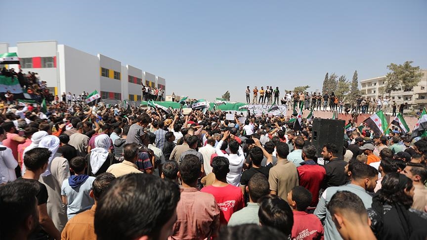 مظاهرات ضد نظام الأسد في 7 محافظات سورية