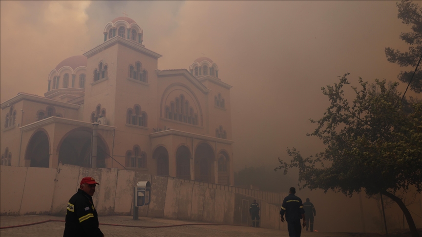 Greek fires burned area larger than New York City: EU