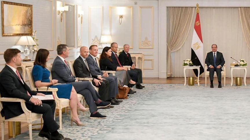 مصر.. السيسي يبحث مع وفد من الكونغريس الأمريكي تطورات إقليمية