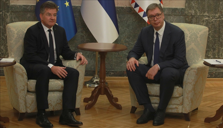 Vučić sa specijalnim predstavnikom EU-a za dijalog Beograda i Prištine Lajčakom