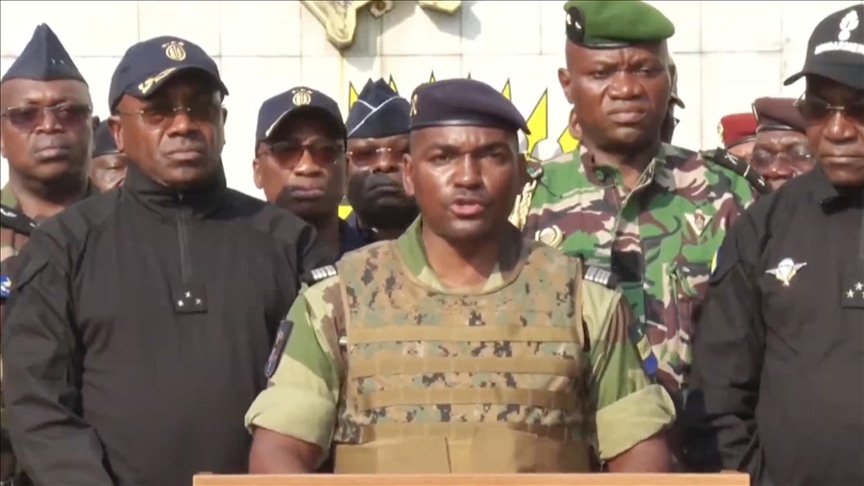 General Nguema appointed as transitional president of Gabon following the  coup