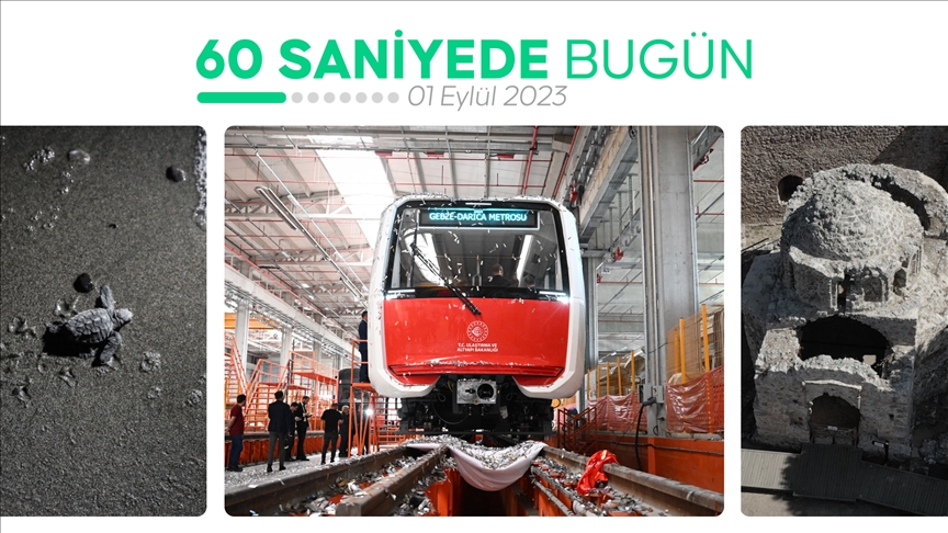 60 saniyede bugün (01 Eylül 2023)