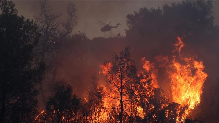 В Греции 16-й день бушуют лесные пожары