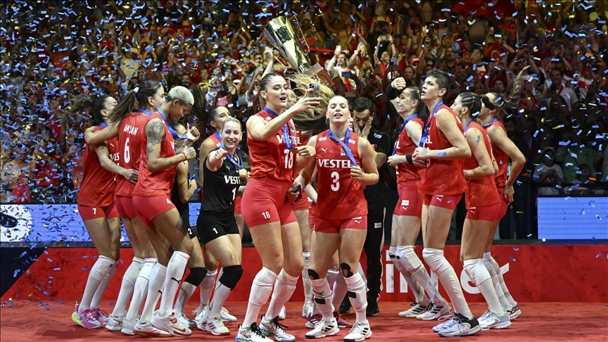 Türkiye beat Serbia to win European champions title in volleyball