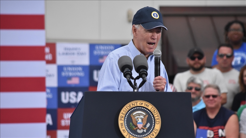 In Labor Day Speech, Biden Hammers Former President Trump's Job Record