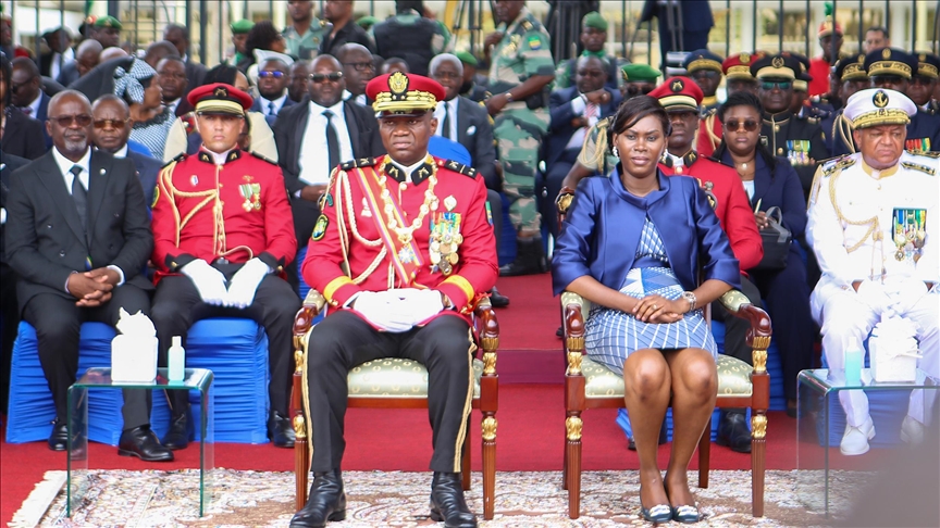 General Nguema sworn in as Gabon's transitional president