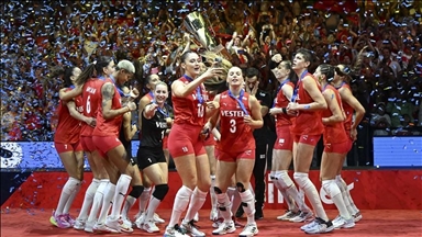 Taklukkan Serbia, Tim voli putri Turkiye sabet gelar juara Eropa