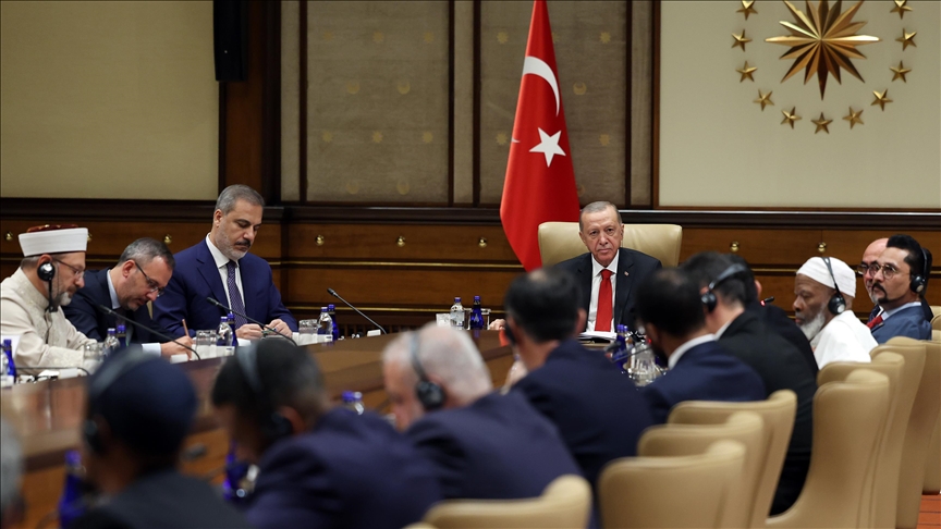 Turkish president receives members of US Muslim council in Ankara