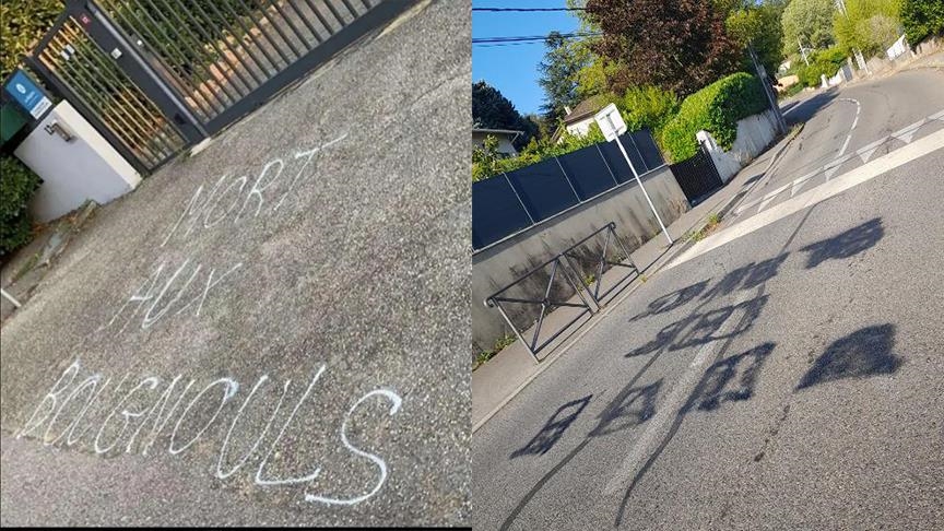 France: « Mort aux bougnouls » et « vive les blancs » taguées devant un lycée près de Lyon