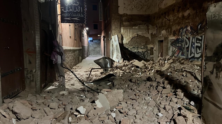 Séisme au Maroc: nombreux effondrements dans la médina de Marrakech