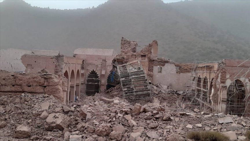 المغرب.. انهيار جزء من المسجد الأعظم جراء الزلزال