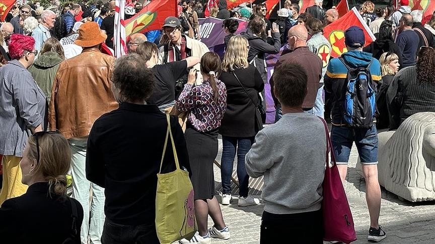 Terror group PKK supporters in Sweden target Türkiye, Turkish president in new provocation