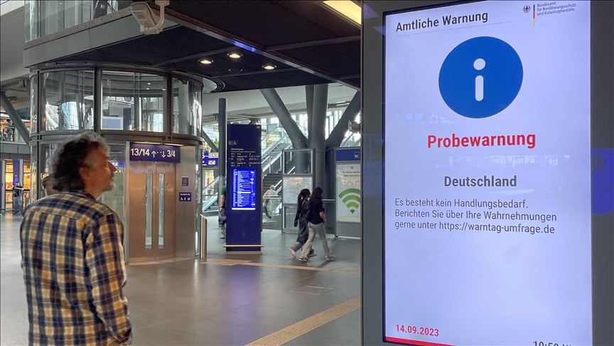 Germany tests nationwide emergency alert system