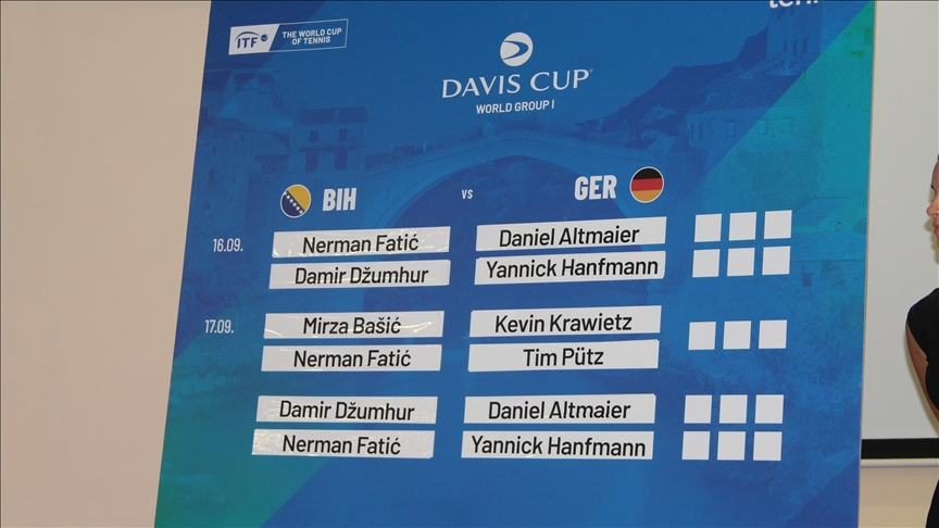 Davis kup: Fatić i Altmaier otvaraju meč BiH i Njemačke