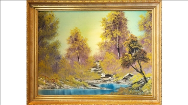 Galería de arte saca a la venta por USD 9,85 millones el primer cuadro que Bob Ross pintó en su programa televisivo