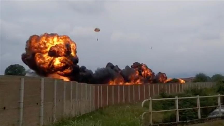 Italian Air Force aerobatic team’s plane crashes after takeoff: Reports