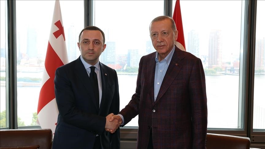Erdogan rencontre le Premier ministre géorgien à New York