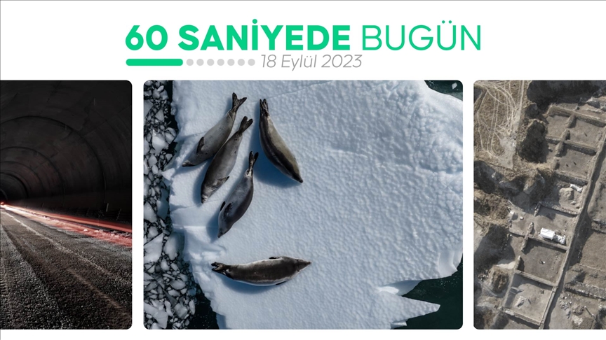 60 saniyede bugün (18 Eylül 2023)