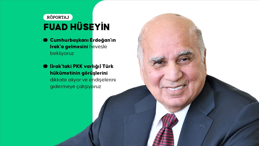 Irak Dışişleri Bakanı Fuad Hüseyin: Kalkınma Yolu Projesi, çok stratejik bir proje