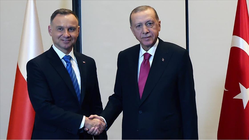 Turkish president meets with Polish counterpart in New York