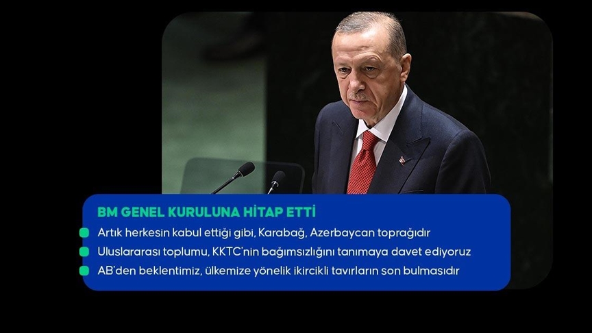 Cumhurbaşkanı Erdoğan: BM Güvenlik Konseyi, 5 ülkenin siyasi stratejilerinin çarpışma alanı haline gelmiştir