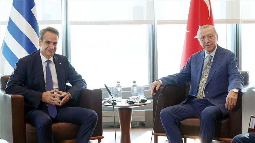 أردوغان يلتقي رئيس الوزراء اليوناني في نيويورك 