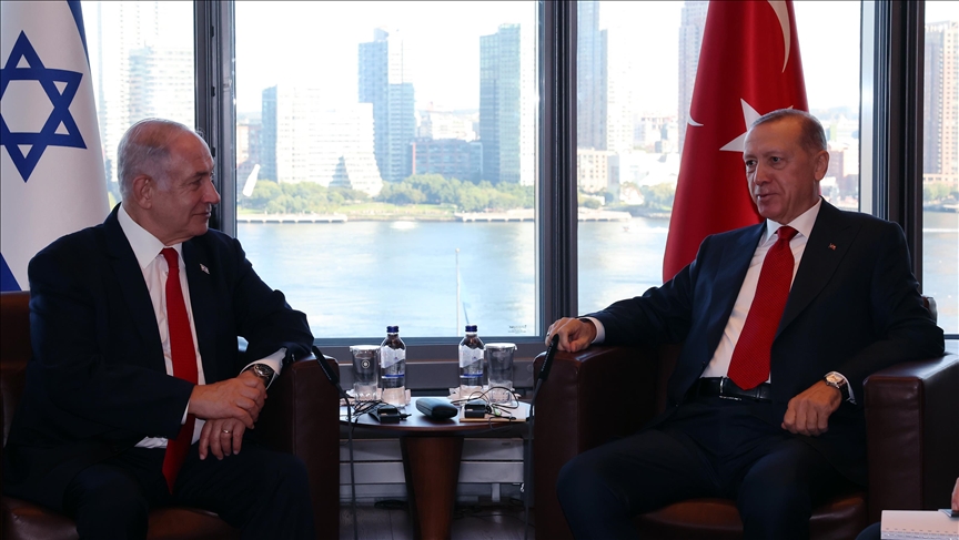 الرئيس أردوغان يلتقي نتنياهو في نيويورك 