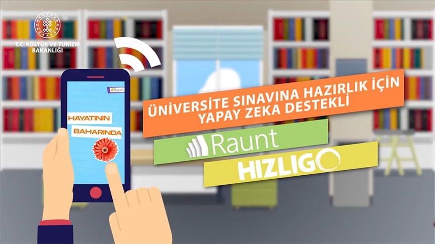 Yapay zeka destekli "RAUNT" ve "HIZLIGO" uygulamaları halk kütüphanelerinde ücretsiz hizmet verecek