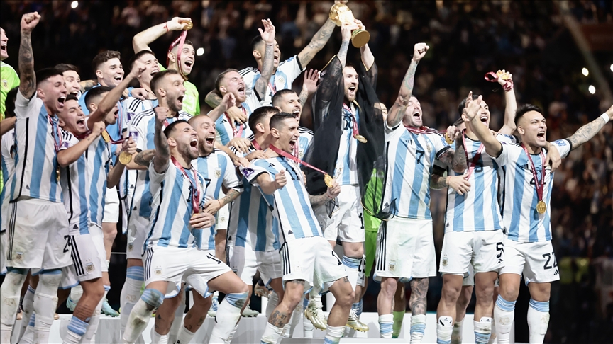 World Cup winner Argentina move top of FIFA rankings