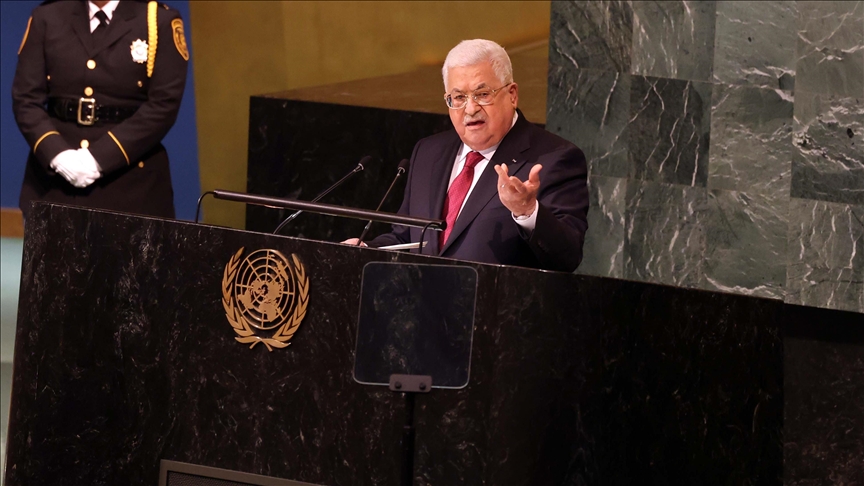 Solving Palestinian issue key for Mideast peace: Abbas tells UN General Assembly