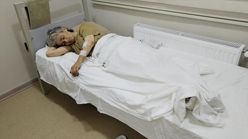 Azerbaijani military soldiers operated on injured Armenian woman