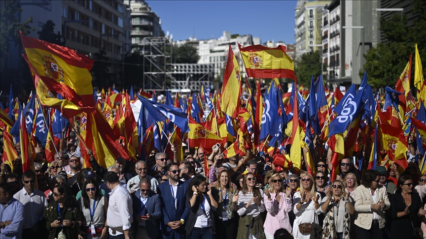 Large protests against Catalan amnesty deal in Madrid after PM sworn in, Politics News