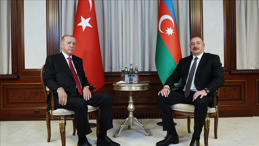 Turkish, Azerbaijani presidents meet in Azerbaijan's Nakhchivan exclave for talks