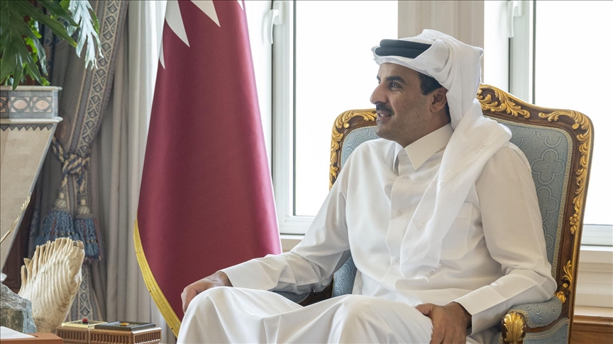 Qatar’s emir probes bilateral ties, regional issues with Saudi foreign minister