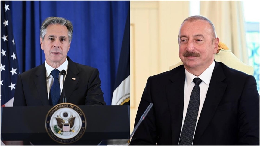 Top US diplomat, Azerbaijani president discuss situation in Karabakh
