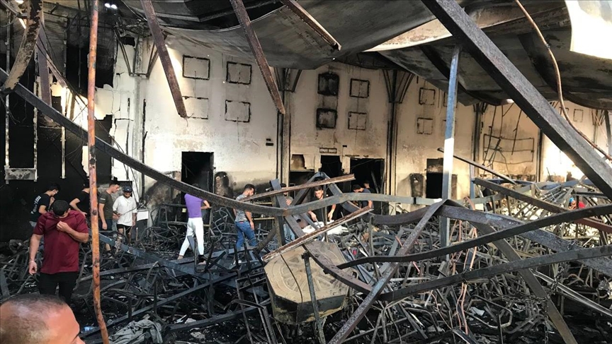 Al menos 100 muertos en un incendio durante una boda en Irak
