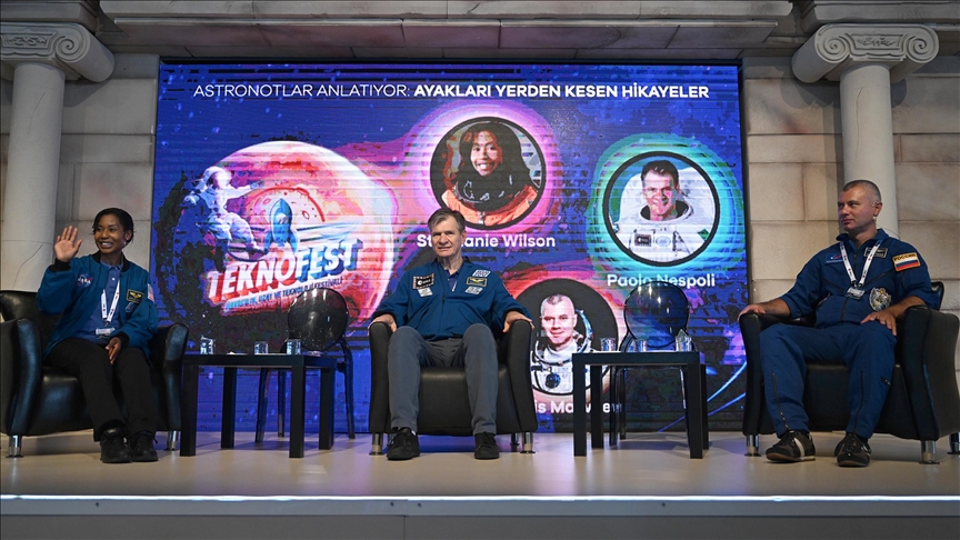 Astronotlar TEKNOFEST’te genç Türk izleyicisine ilham veriyor